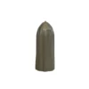 Varistem Stemming Plug 2″ For Blasting, Quarries & Mines - three line up, front, top and side angles.